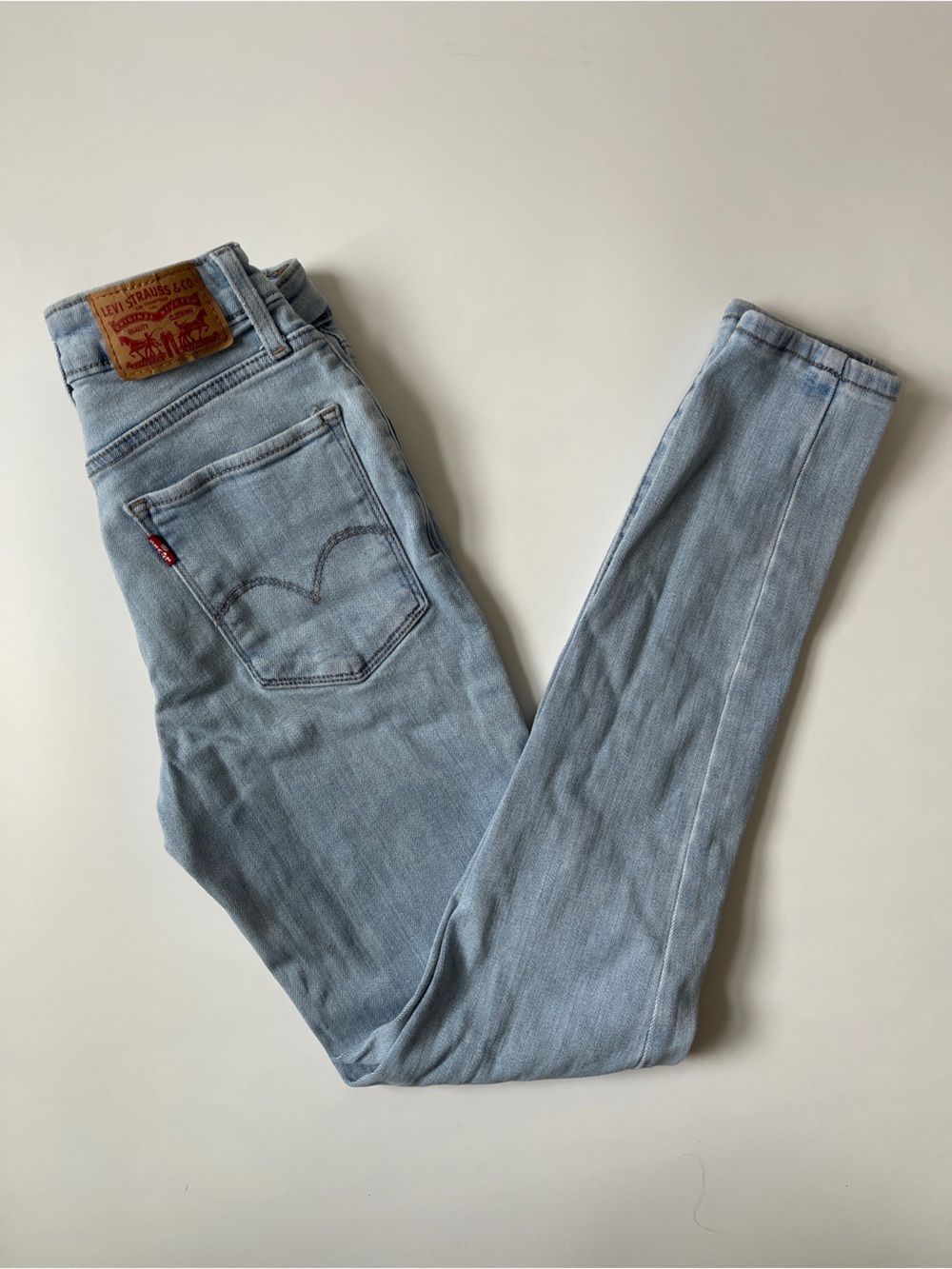 Levi's Light Blue High Rise Skinny Jeans W25L30